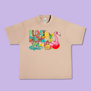 Float Drink Tan Repeat Urban Heavy Tee Designed By Ranaportraitstore