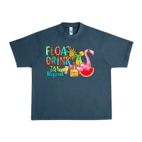 Midnight Navy float drink tan repeat Urban Heavy Tee - RanaPortraitStore