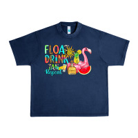 Navy float drink tan repeat Urban Heavy Tee - RanaPortraitStore