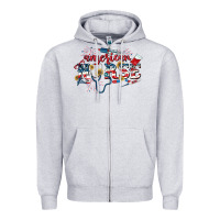 Heather Grey American Nurse 4th of July Zipper Hoodie - CowGirlArtShop