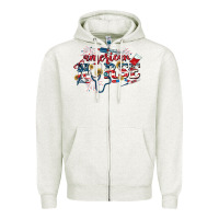 Oatmeal Heather American Nurse 4th of July Zipper Hoodie - CowGirlArtShop