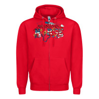Red American Nurse 4th of July Zipper Hoodie - CowGirlArtShop