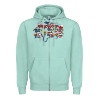 Seafoam American Nurse 4th of July Zipper Hoodie - CowGirlArtShop