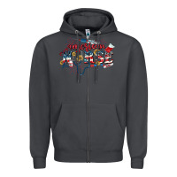 Smoke American Nurse 4th of July Zipper Hoodie - CowGirlArtShop