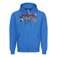True Royal American Nurse 4th of July Zipper Hoodie - CowGirlArtShop