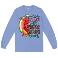 Colony Blue if you drink don t drive do the watermelon crawl Long Sleeve Tee - Zillion Design Studio