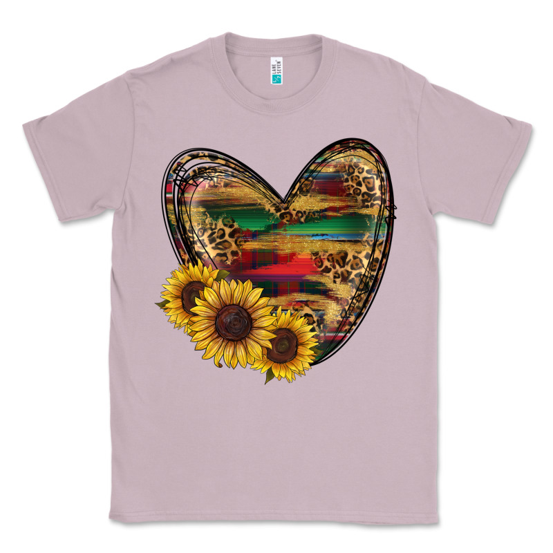 Western Sunflowers Heart Classic Tee by RanaPortraitStore | Teevron