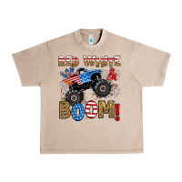 French Oak red white boom monster truck Urban Heavy Tee - RanaPortraitStore