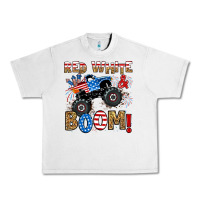 Lunar Rock red white boom monster truck Urban Heavy Tee - RanaPortraitStore