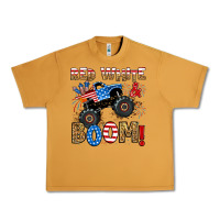 Peanut Butter red white boom monster truck Urban Heavy Tee - RanaPortraitStore