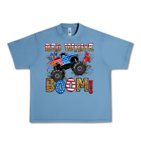 Pebble Blue red white boom monster truck Urban Heavy Tee - RanaPortraitStore