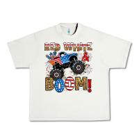 Pistachio red white boom monster truck Urban Heavy Tee - RanaPortraitStore