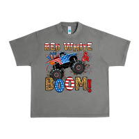 Tornado red white boom monster truck Urban Heavy Tee - RanaPortraitStore