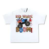 White red white boom monster truck Urban Heavy Tee - RanaPortraitStore