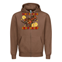 Chestnut crawfish who's your craw daddy Zipper Hoodie - FaDigitalArtStudio
