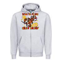 Heather Grey crawfish who's your craw daddy Zipper Hoodie - FaDigitalArtStudio
