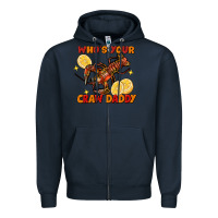 Navy crawfish who's your craw daddy Zipper Hoodie - FaDigitalArtStudio