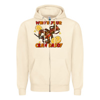 Sandshell crawfish who's your craw daddy Zipper Hoodie - FaDigitalArtStudio