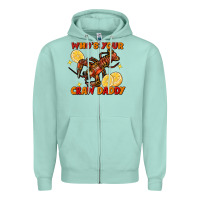 Seafoam crawfish who's your craw daddy Zipper Hoodie - FaDigitalArtStudio