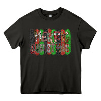 Asphalt Merry Christmas Heavy Core Tee - CowhideDigitalArt