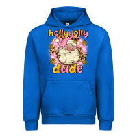 Cobalt holly jolly dude Urban Hoodie - MaliasSmallBusiness