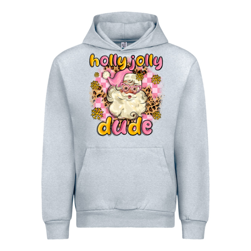 Holly Jolly Dude Urban Hoodie by MaliasSmallBusiness | Teevron