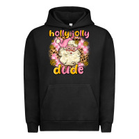 Pigment Black holly jolly dude Urban Hoodie - MaliasSmallBusiness