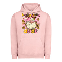 Pigment Salmon holly jolly dude Urban Hoodie - MaliasSmallBusiness