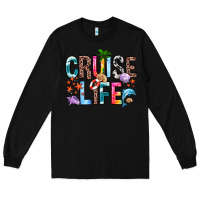 Black cruise life Long Sleeve Tee - Zillion Design Studio