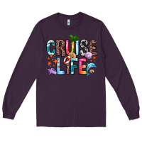 Plum cruise life Long Sleeve Tee - Zillion Design Studio