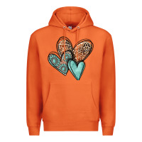 Carrot western love hearts Premium Hoodie - MaliasSmallBusiness