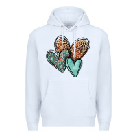 White western love hearts Premium Hoodie - MaliasSmallBusiness