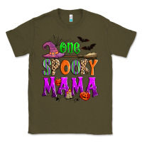 Army Green one spooky mama Classic Tee - Zillion Design Studio