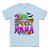 Dusty Blue one spooky mama Classic Tee - Zillion Design Studio