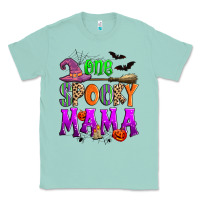 Seafoam one spooky mama Classic Tee - Zillion Design Studio
