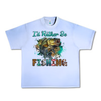 Grape Ice i'd rather be fishing Urban Heavy Tee - RanaPortraitStore