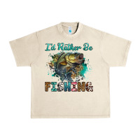 Sandshell i'd rather be fishing Urban Heavy Tee - RanaPortraitStore