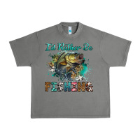 Tornado i'd rather be fishing Urban Heavy Tee - RanaPortraitStore