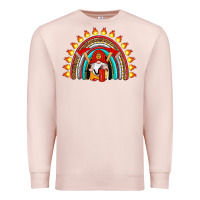 Pale Pink firefighter gnomes rainbow Premium Sweatshirt - Artiststas