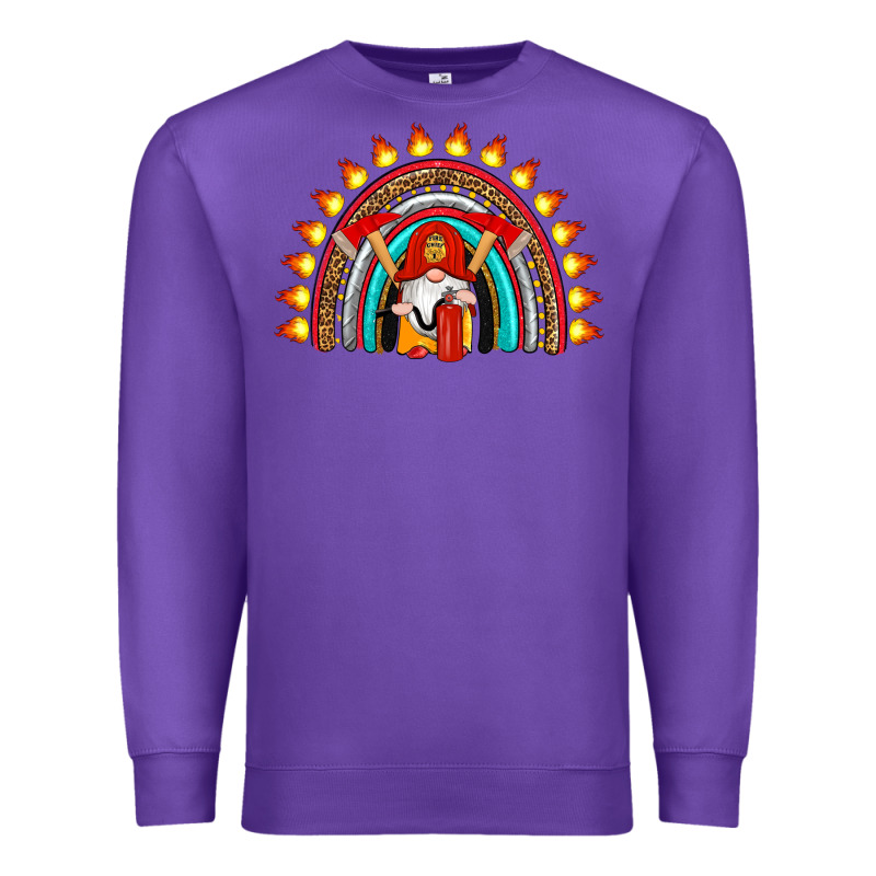 Firefighter Gnomes Rainbow Premium Sweatshirt by Artiststas | Teevron