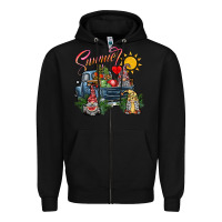 Black summer Zipper Hoodie - SublimationCraftShop