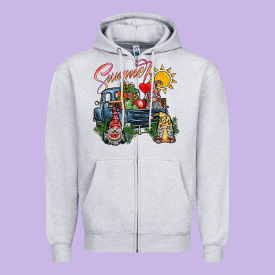 Summer Zipper Hoodie Designed By Sublimationcraftshop