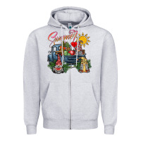 Heather Grey summer Zipper Hoodie - SublimationCraftShop