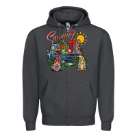 Smoke summer Zipper Hoodie - SublimationCraftShop