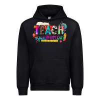 Black teach your heart out Urban Hoodie - NancyCooperArtShop