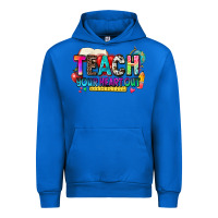 Cobalt teach your heart out Urban Hoodie - NancyCooperArtShop