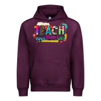 Mauve Wine teach your heart out Urban Hoodie - NancyCooperArtShop