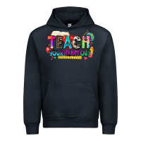 Navy teach your heart out Urban Hoodie - NancyCooperArtShop