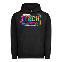 Pigment Black teach your heart out Urban Hoodie - NancyCooperArtShop