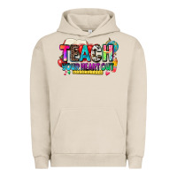 Pigment French Oak teach your heart out Urban Hoodie - NancyCooperArtShop